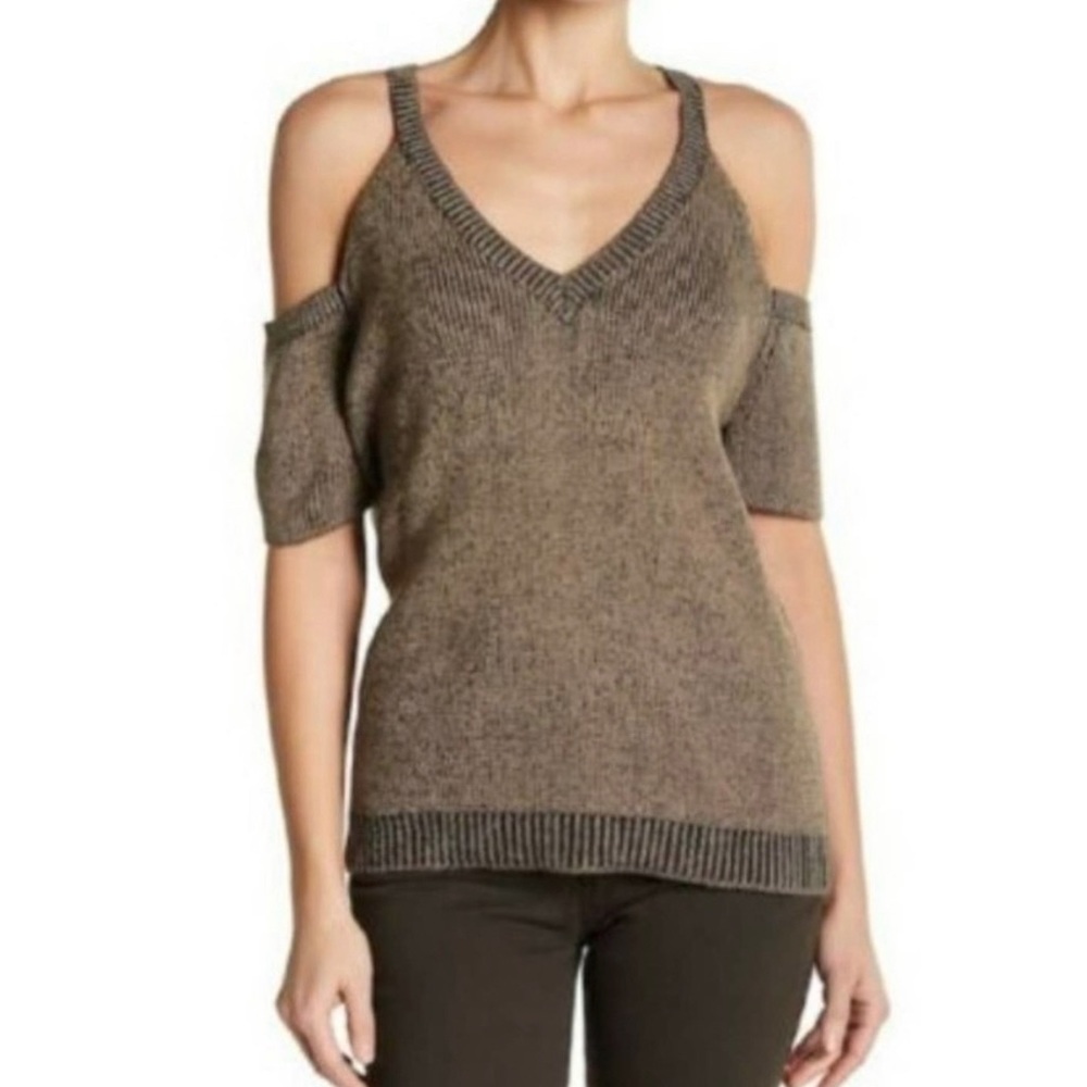 Splendid Cold Shoulder Sweater